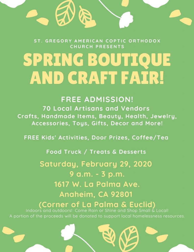 Anaheim Spring Boutique & Craft Fair 